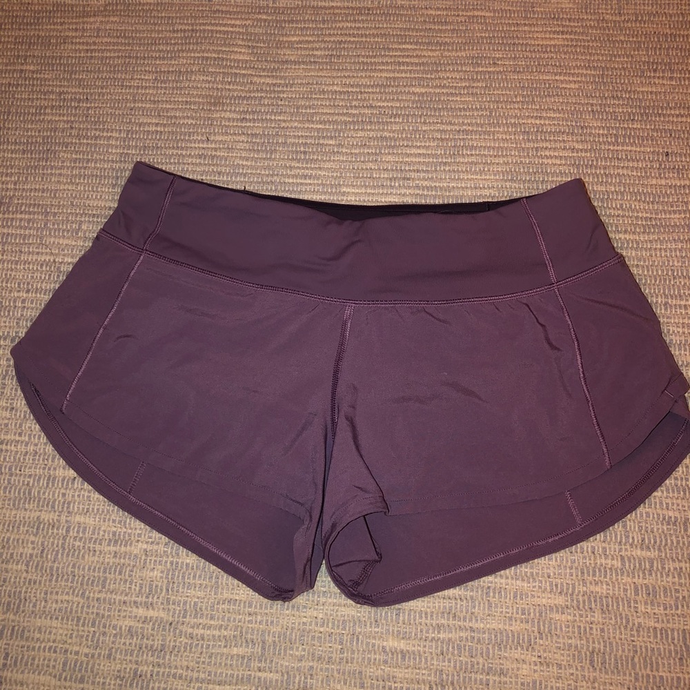 lululemon speed shorts size 4